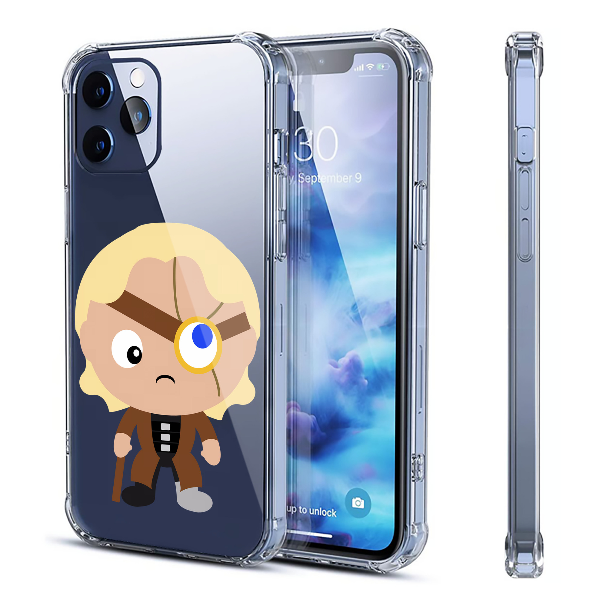 （画像用） Harry Potter ハリー・ポッターシリーズ 【iPhone 12シリーズ対応】透明スマホケース（クリアソフトケース）